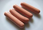 Gambar mini seharga Hot dog vegetarian