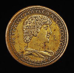 Antinous, died A.D.130, Favorite of the Emperor Hadrian [obverse]