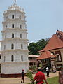 Goa temple light tower