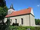 Village church with churchyard