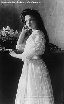 Formal portrait of Grand Duchess Tatiana, 1910