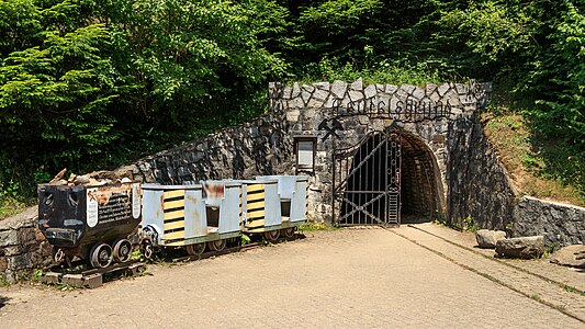 Mine railway Teufelsgrund visiting mine Münstertal Germany