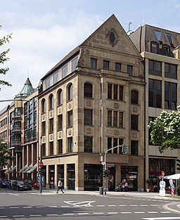 Häuser Blumenstraße 28 und 30 an der Ecke Martin-Luther-Platz, Düsseldorf-Stadtmitte