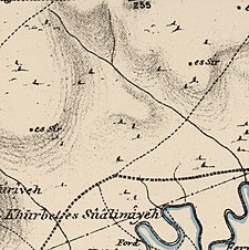 Abu Kishk bölgesi için tarihi harita serisi (1870'ler) .jpg