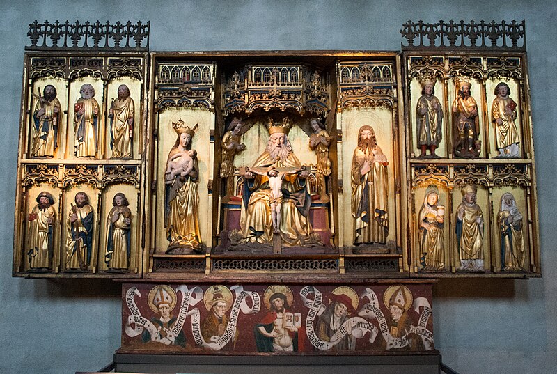 File:Historiska Museet, altarpiece with the Holy Trinity, 2009-07-19.jpg