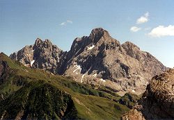 Karnské Alpy, Hohe Warte (Monte Coglians)
