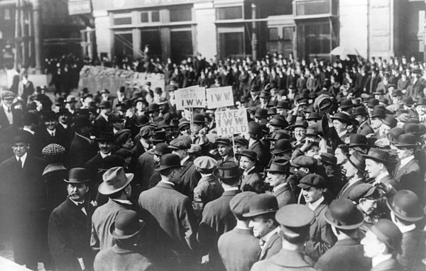 1914 IWW demonstration in New York City