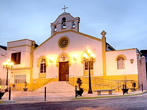 Церковь Святого Августина в сумерках