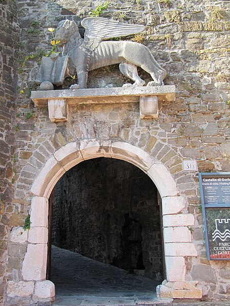 The castle's inner gate