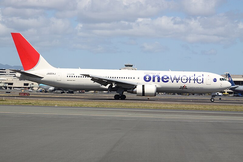 File:JA604J Boeing 767 JAL Japan Airlines in Oneworld C-s (7359100062).jpg