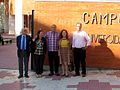 Con profesores da Universidade d'Alcalá de Henares