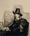 Jan Asselijn by Rembrandt