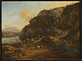 Jan van der Meer II - Mountain landscape with travellers - M.Ob.1814 MNW - National Museum in Warsaw.jpg