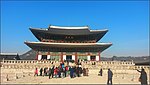 January Korea Seoul Gyeonbokgung Palace.