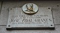 Català: Josep Vidal. C. Gran de Gràcia, 109 (Barcelona). Material: marbre. LAS COLLAS DE SAN MEDIN / A SU FUNDADOR / JOSE VIDAL GRANES / CASA DONDE MORO Y FALLECIO. 1856. / 3 MARZO 1957. 1957. This is a photo of public art indexed in the cataloge Art Públic of Barcelona (Spain) under the code number 6716-1 (prefixed with territorial id: 08019/6716-1) Object location 41° 24′ 04.61″ N, 2° 09′ 13.36″ E  View all coordinates using: OpenStreetMap