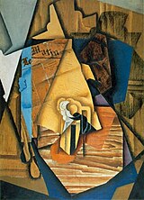 Juan Gris, Dyn mewn Caffi, 1912