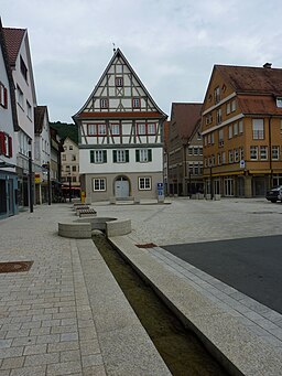 Künzelsau Altes Rathaus Bächle