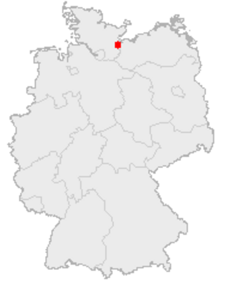 Karte Lübeck in Deutschland