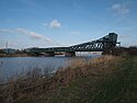 Keadby Bridge vom stromaufwärts gelegenen Ostufer.JPG