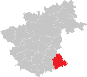 Location of the municipality of Kottes-Purk in the Zwettl district (clickable map)