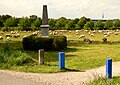 Wegmarkierungen am Paradestein auf dem Kronsberg