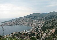 View of Saranda Ksrtopview - Bay and town of Saranda.jpg