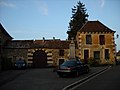 English: Bishop's house, in La Perrière, Orne, France. Français : La maison de l'évêque, à La Perrière, Orne, France.