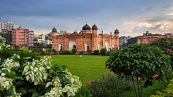 Lalbagh Fort, an incomplete 17th century Mughal fort complex. Photograph: Shafin Khan Licensing: CC-BY-SA-4.0