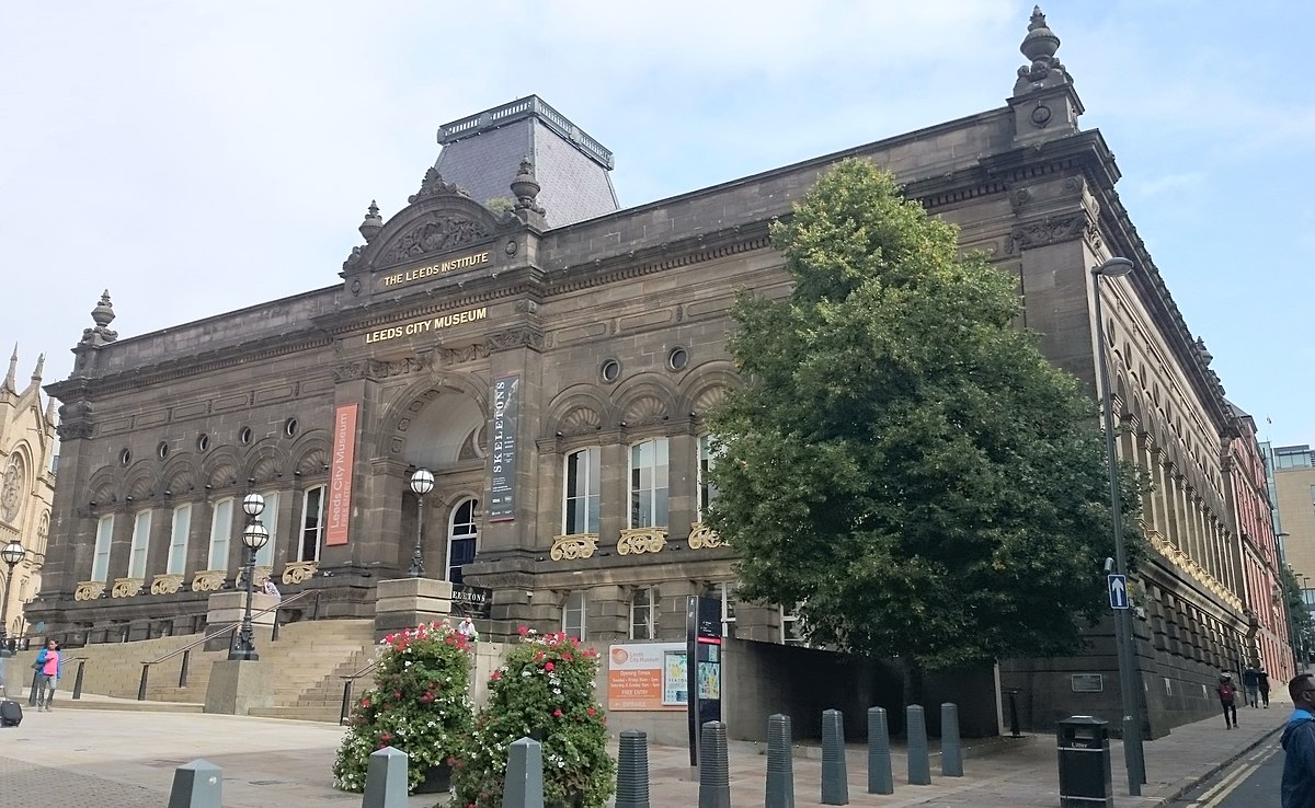 Museum views. Leeds City Museum. Civic Theatre Leeds.