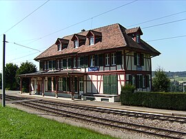 Leymen train station in France