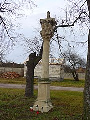 Holy Trinity column in Litobratřice