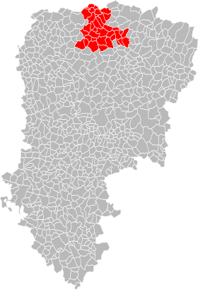 Posizione della Comunità dei comuni Thiérache Sambre e Oise