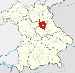 Circondario di Amberg-Sulzbach – Localizzazione