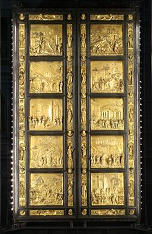 East doors, or Gates of Paradise, by Lorenzo Ghiberti, Museo dell'Opera del Duomo Lorenzo ghiberti, porta del paradiso, 1425-52, 00.JPG