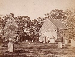 Loudoun Kirk in the 18th century Loudoun Kirk in the 19th century.jpg