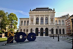 Hlavní budova Národní galerie v Lublani