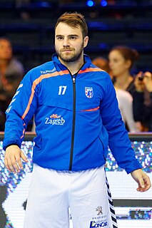 Luka Raković Croatian handball player