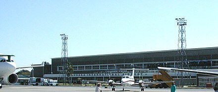 Kenneth Kaunda International Airport, main terminal