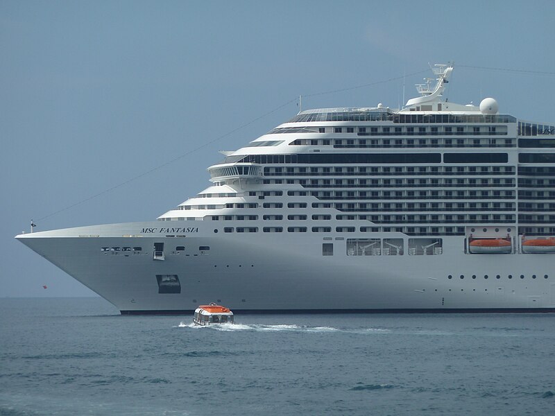 File:MSC Fantasia devant Cannes.jpg