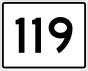 State Route 119 penanda