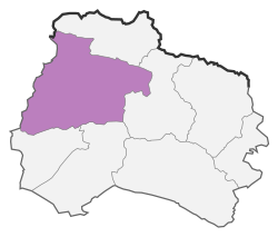 Location of Samalqan County in North Khorasan province