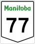 Provincial Trunk Highway 77 shield