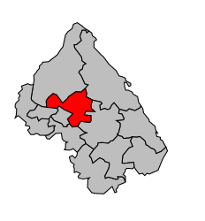 Cantone di Bourgoin-Jallieu-Nord – Mappa