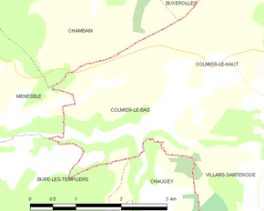 Poziția localității Colmier-le-Bas