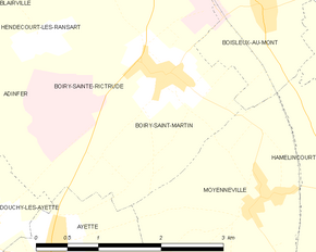 Poziția localității Boiry-Saint-Martin