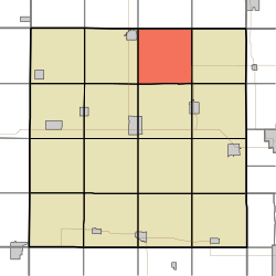 Map highlighting Dayton Township, Butler County, Iowa.svg