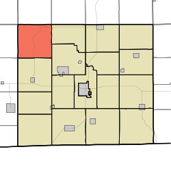 Map highlighting Independence Township, Appanoose County, Iowa.svg