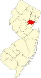 Union County - kartta