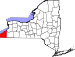 Map of New York highlighting Chautauqua County.svg