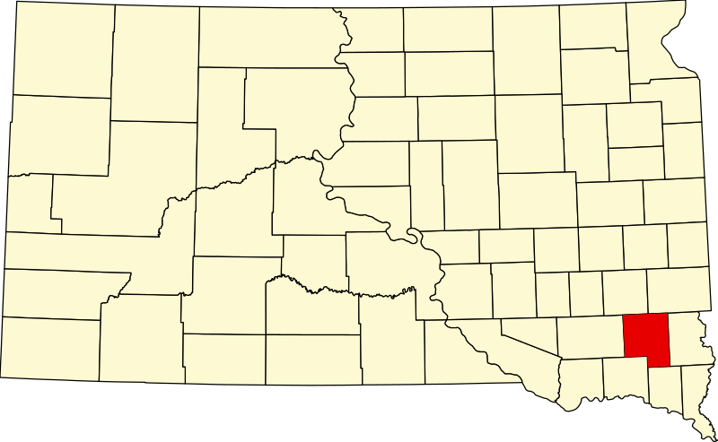 صورة:Map of South Dakota highlighting Turner County.svg